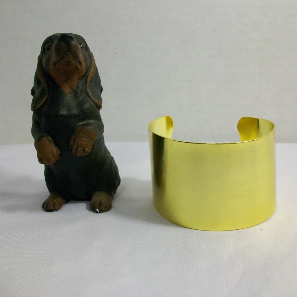 🌞Fashion Jewelry Gold Toned Metal Cuff